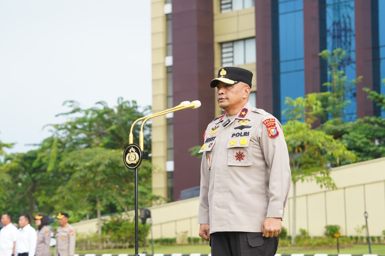 Apel Terakhir Wakapolda Riau, Brigjen Jossy Sampaikan Pesan Perpisahan