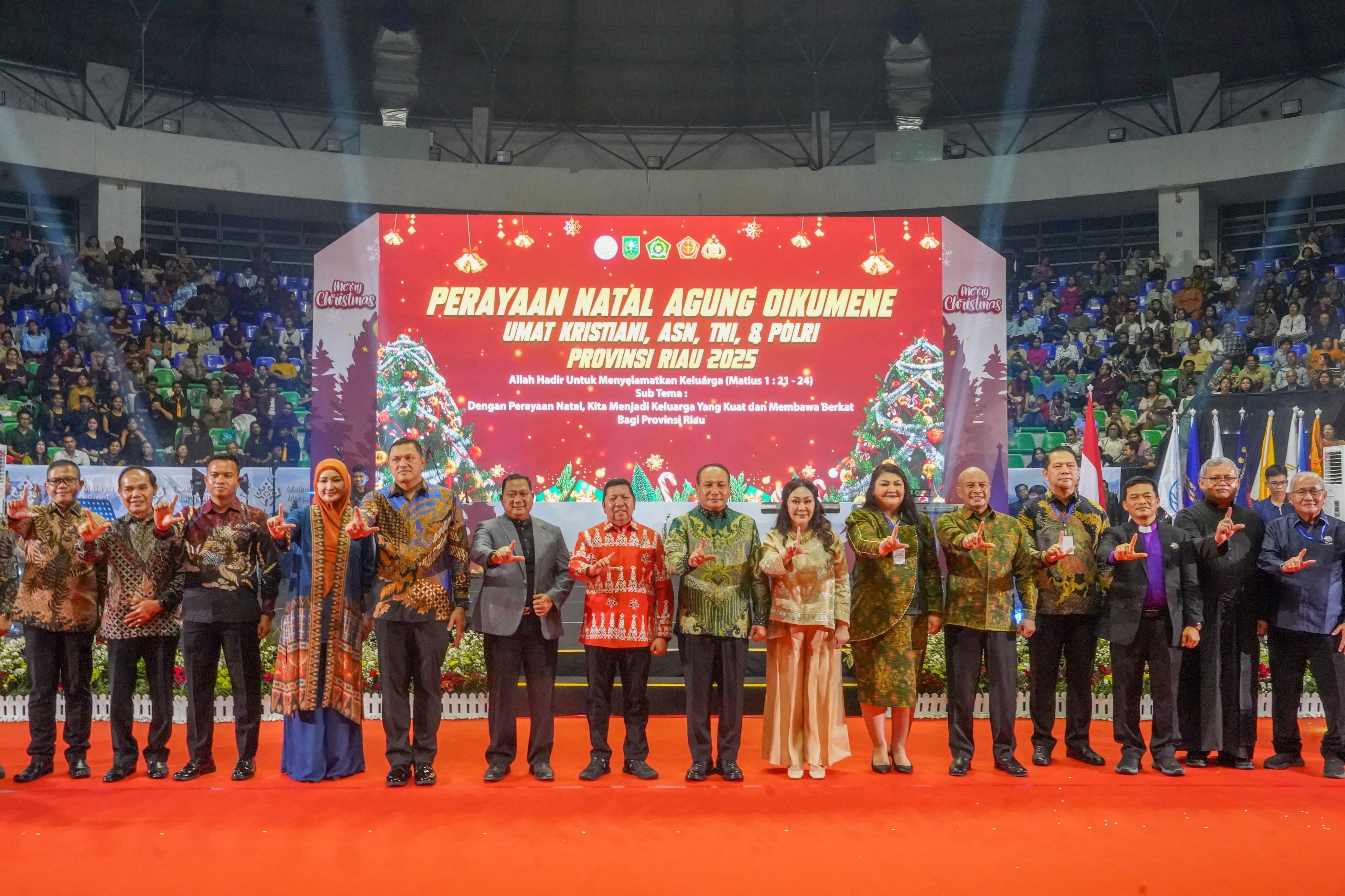 Pesan Kapolda Riau di Natal Agung Oikumene 2025: Jaga Alam, Jaga Masa Depan