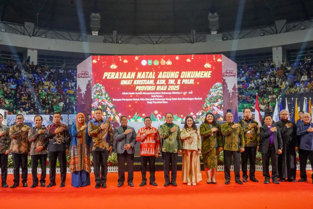 Natal Agung Oikumene Riau 2025 Perkuat Persatuan dan Kerukunan Umat Beragama