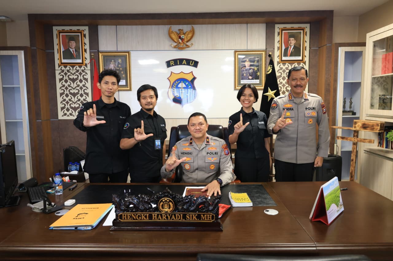 Wakapolda Riau Terima Silaturahmi Tim The Police Trans7, Perkuat Sinergi Polri dan Media