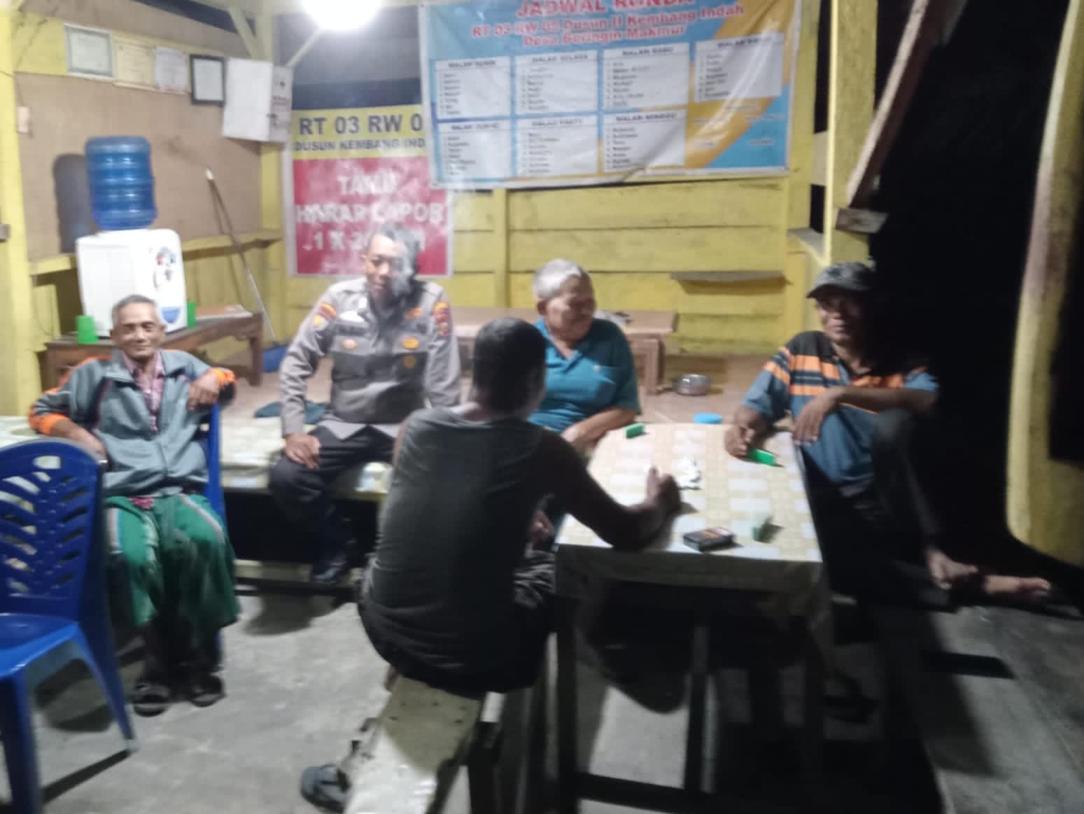 Polisi Hadir di Lingkungan Warga, Wilayah Kerumutan Aman dan Kondusif