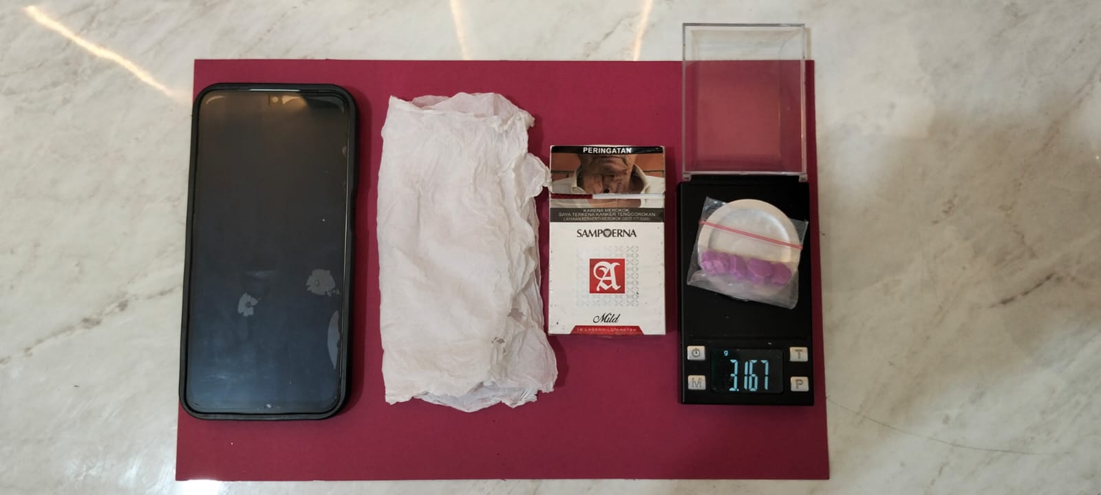 Grebek Tempat Karaoke, Polsek Tambusai Utara Tangkap Seorang Wanita, Amankan Enam Butir Pil Ekstasi