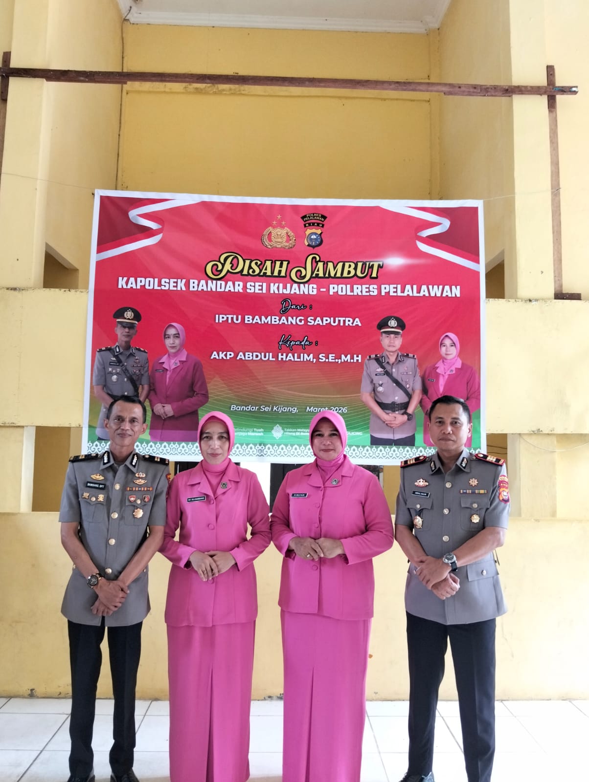 AKP Abdul Halim Resmi Jabat Kapolsek Sei Kijang, Tekankan Kolaborasi dan Restorative Justice