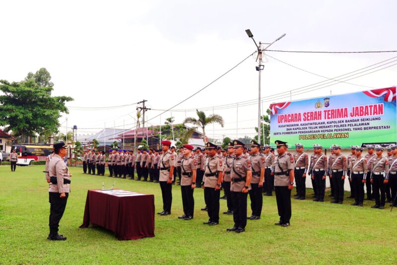IPDA Vicky Risky, Paur Bidhumas Polda Riau, Dilantik Jadi Kapolsek Teluk Meranti Pelalawan