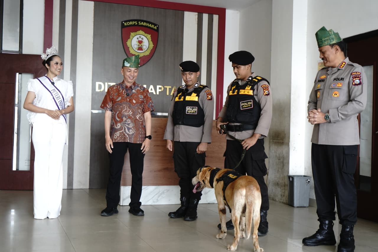 Putri Indonesia Riau 2026 Dukung Green Policing Polda Riau