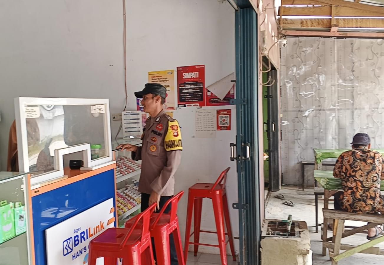 Antisipasi Kamtibmas Selama HaribRaya Personil Polsubsektor Pelalawan Tingkatkan Patroli