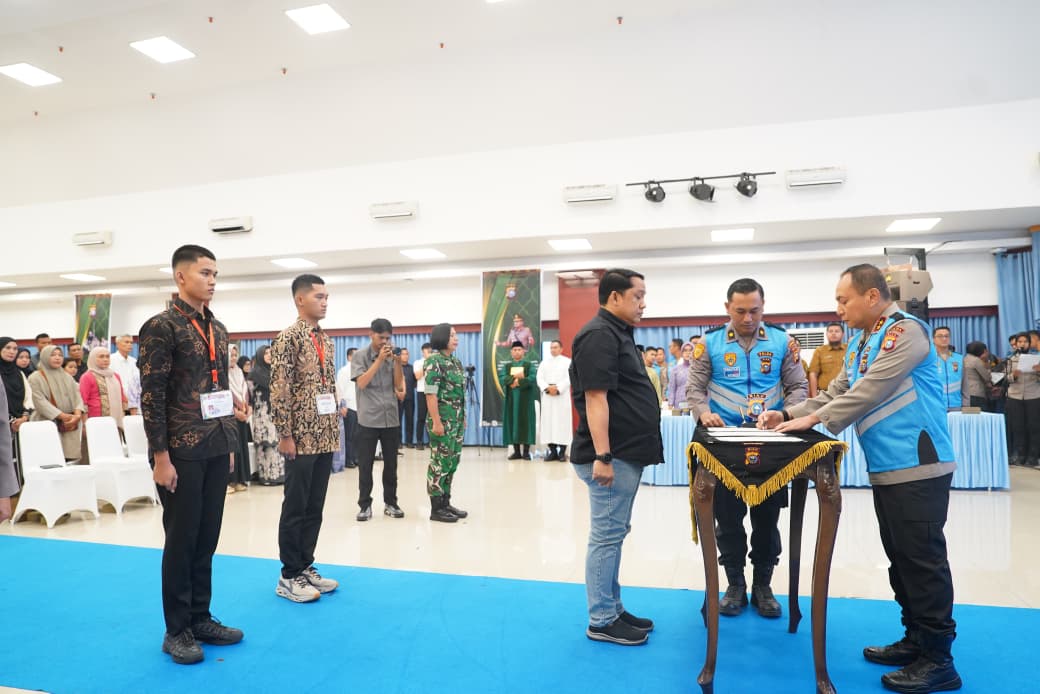 Kapolda Riau Pimpin Penandatanganan Pakta Integritas Penerimaan Polri 2026, Tekankan Seleksi Bersih dan Transparan