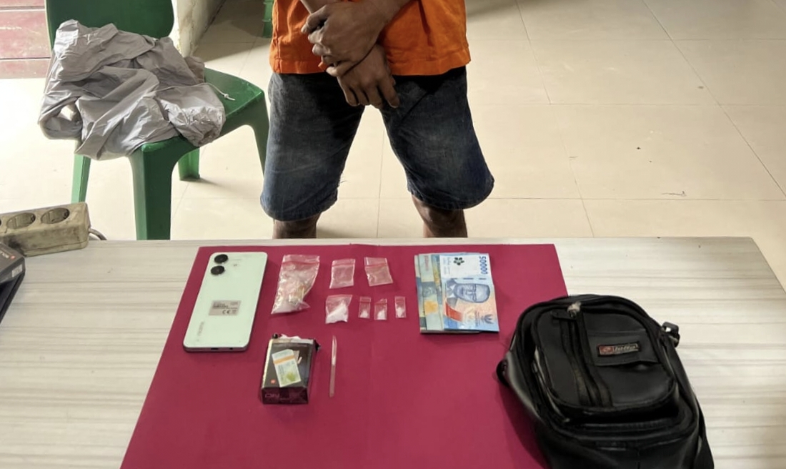 Polsek Tambang Tangkap Pelaku Narkoba di Kebun Sawit, Begini Kronologisnya!