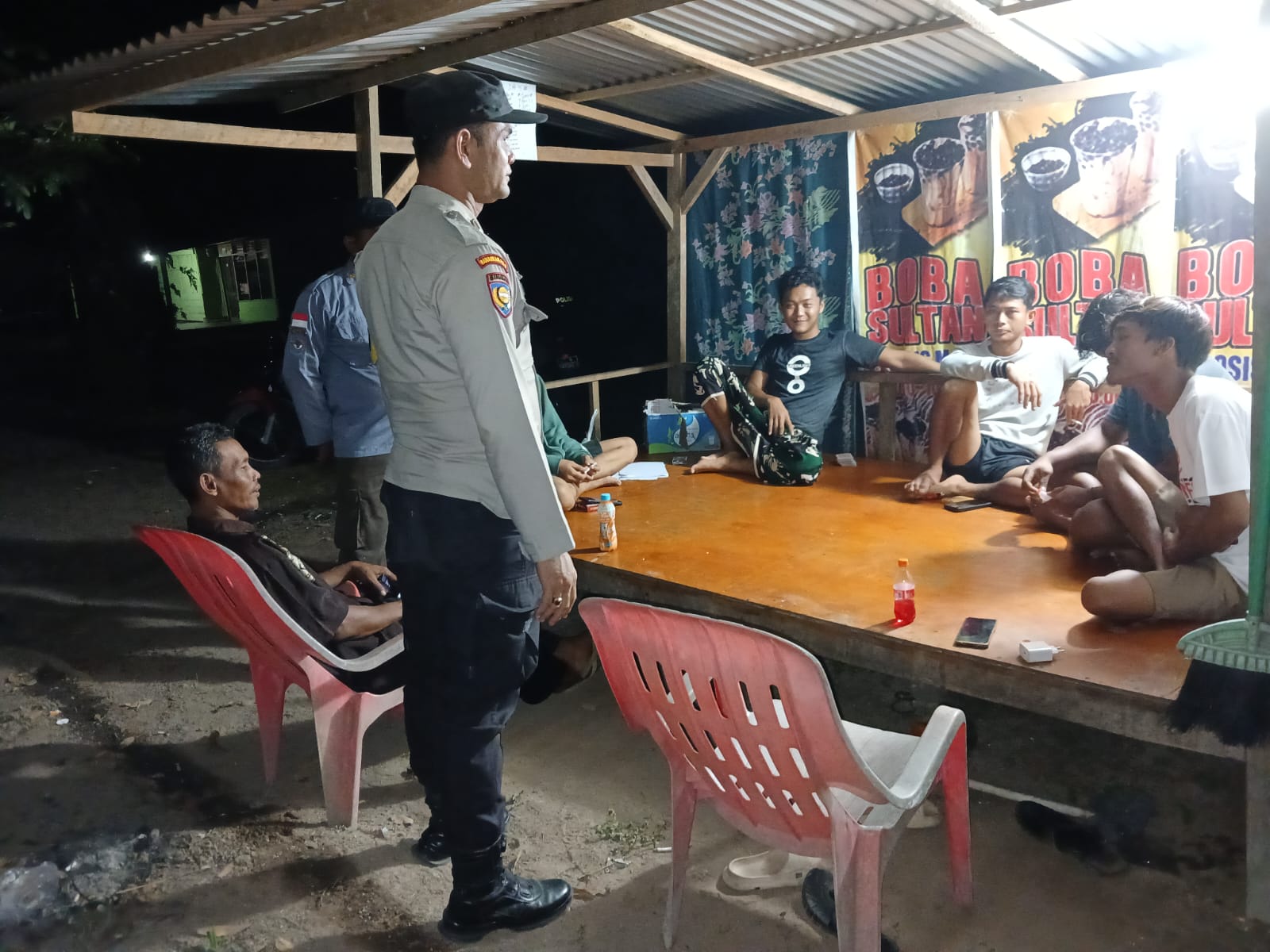 Polsek Tapung Hilir Lakukan Sambang Satkamling, Perkuat Kemitraan Polri-Masyarakat Jaga Kamtibmas