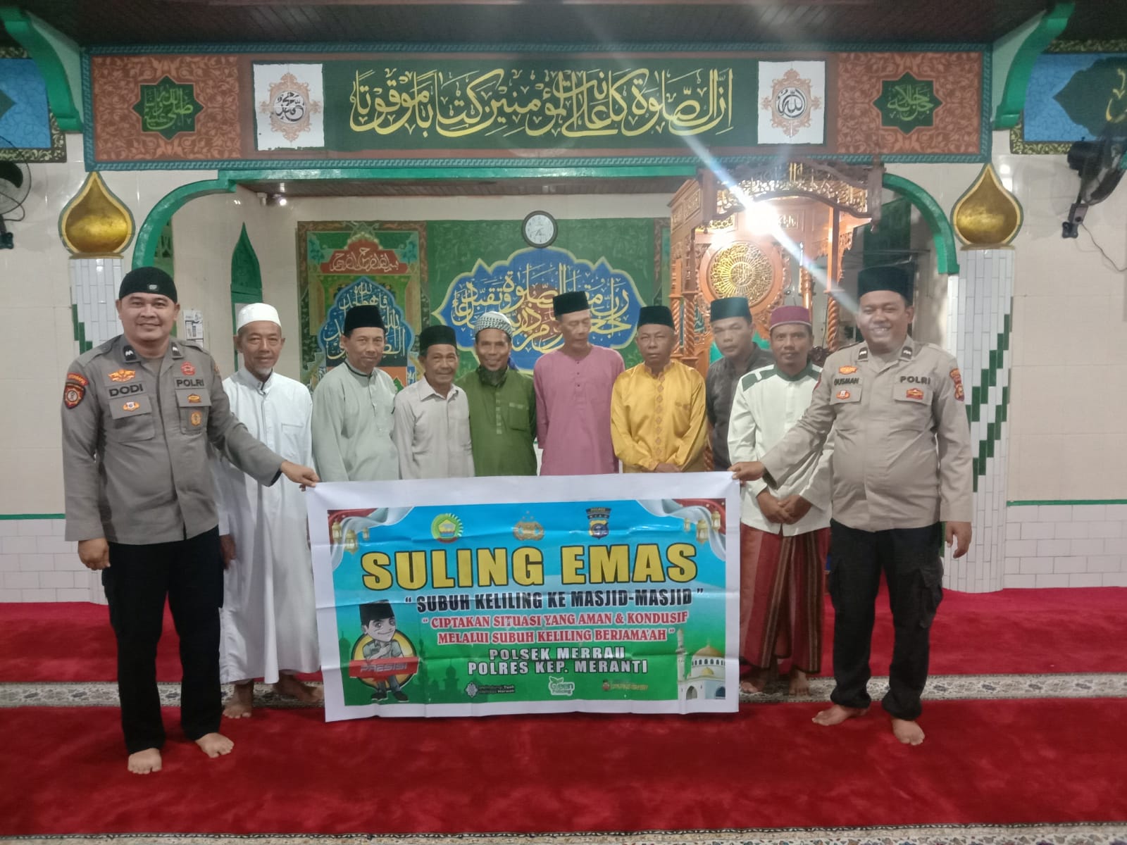 Polsek Rangsang Barat Gelar Program SULING EMAS, Pererat Silaturahmi dengan Masyarakat