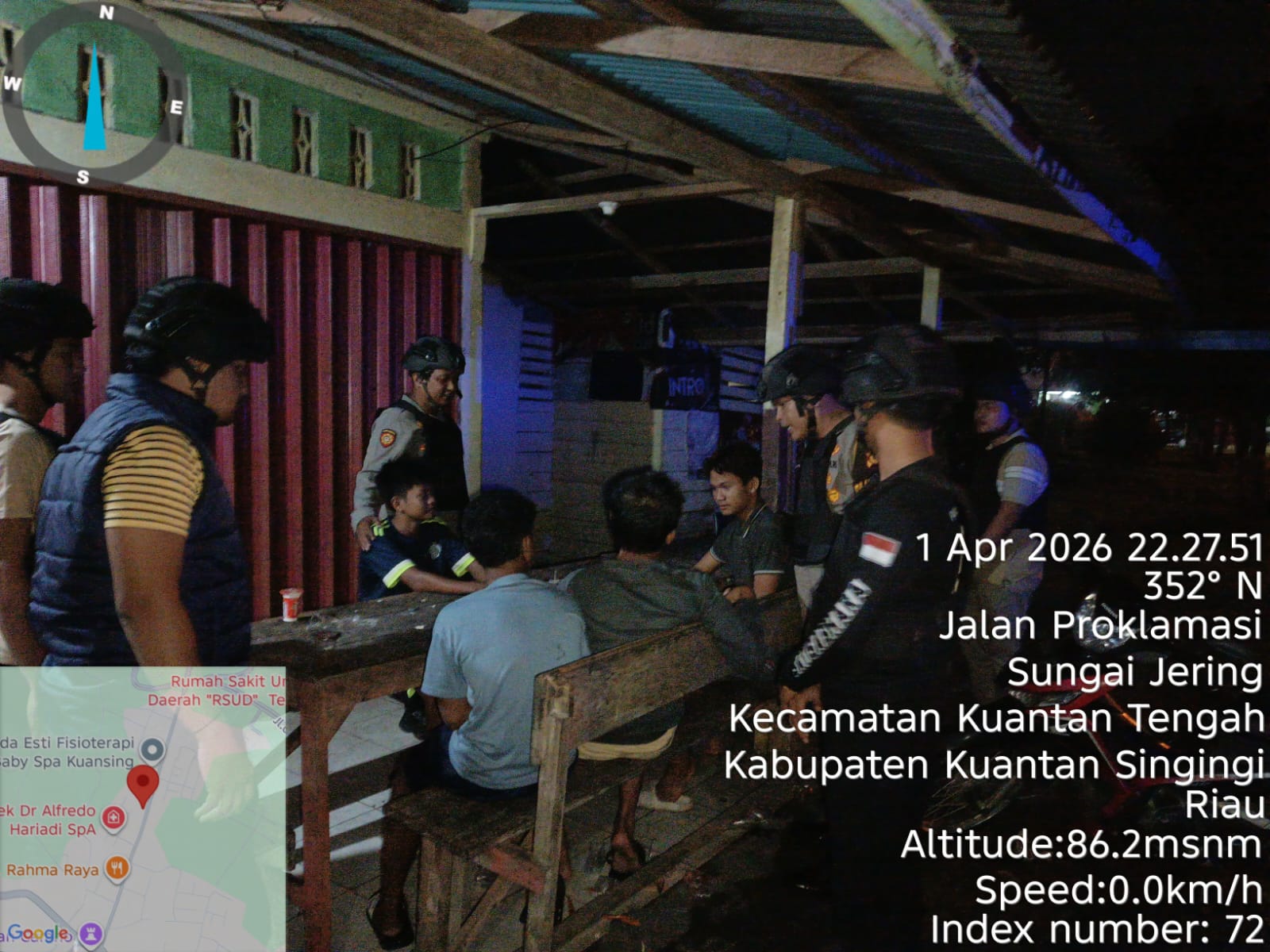 Tim RAGA Polres Kuansing Intensifkan Patroli Malam, Kapolres Tegaskan Komitmen Jaga Kamtibmas