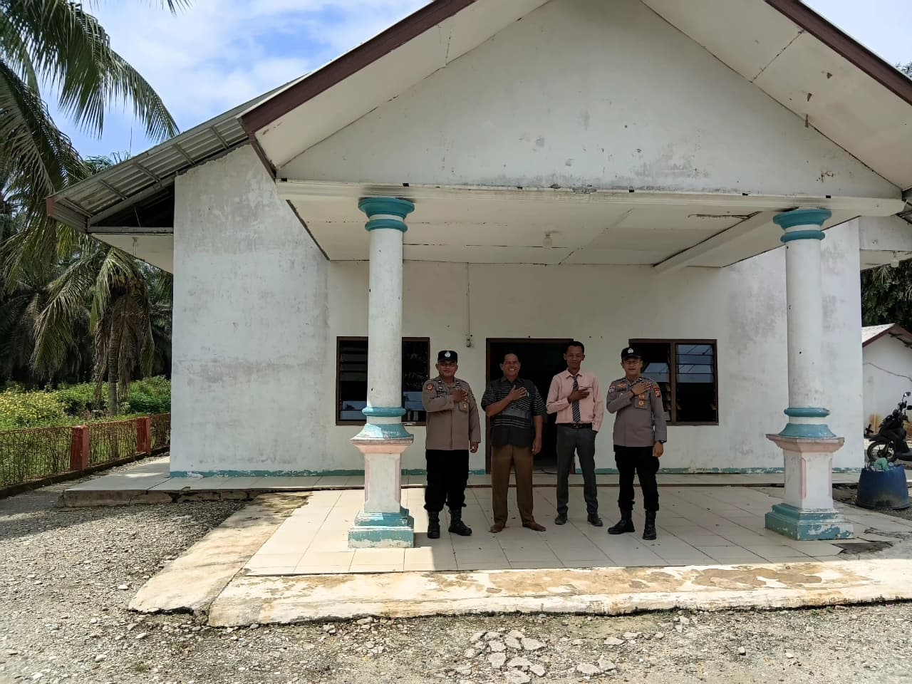 Polsek Bonai Darussalam Intensifkan Patroli Gereja, Jamin Keamanan Ibadah Jemaat