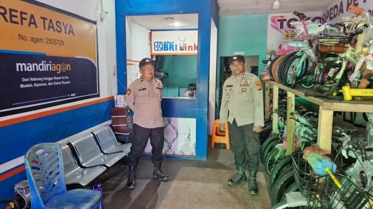Patroli Rutin Polsek Kuala Kampar Tingkatkan Keamanan Lingkungan