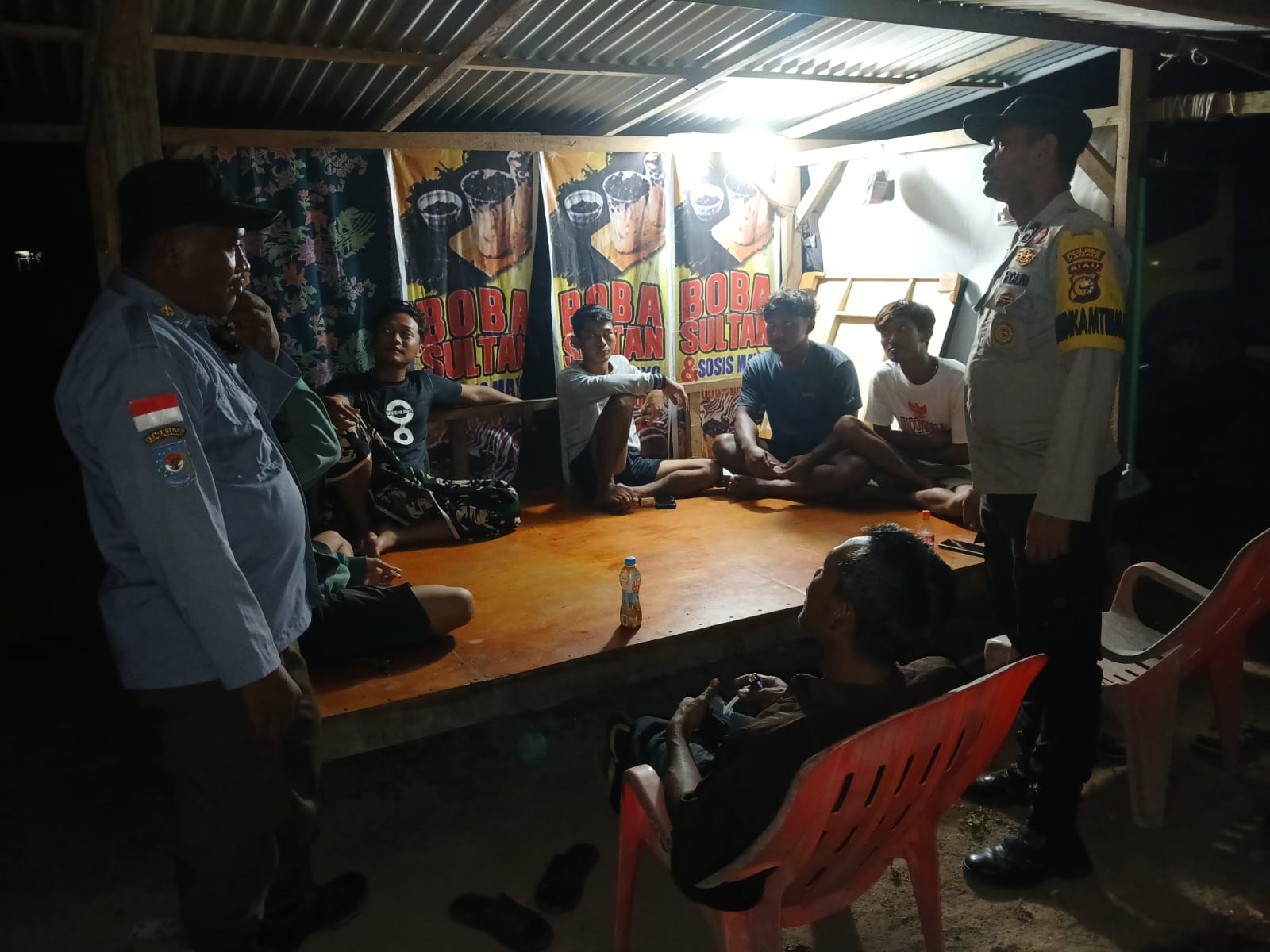 Polsek Tapung Hilir Lakukan Sambang Satkamling, Perkuat Kemitraan Polri-Masyarakat Jaga Kamtibmas