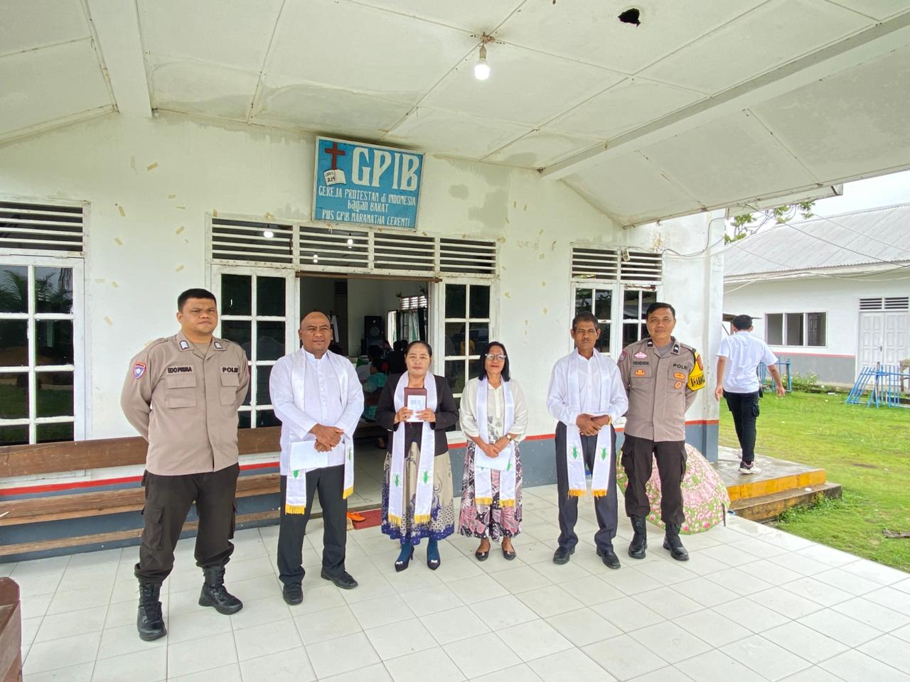 Polsek Jajaran Polres Kuansing Amankan Ibadah Paskah 2026, Situasi Aman dan Kondusif