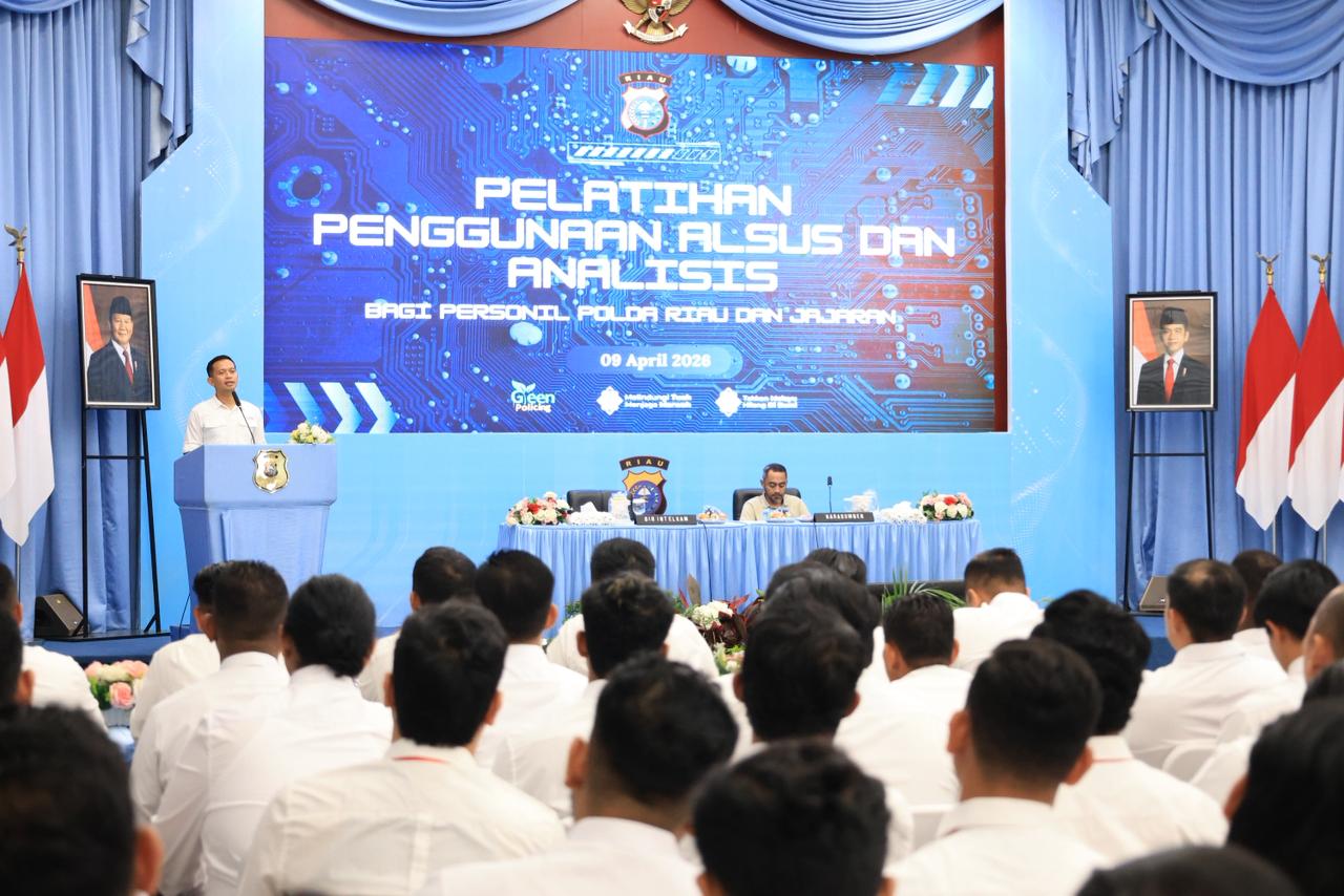 Polda Riau Gelar Pelatihan Penggunaan Alsus dan Analisis, Tingkatkan Kapasitas Personel