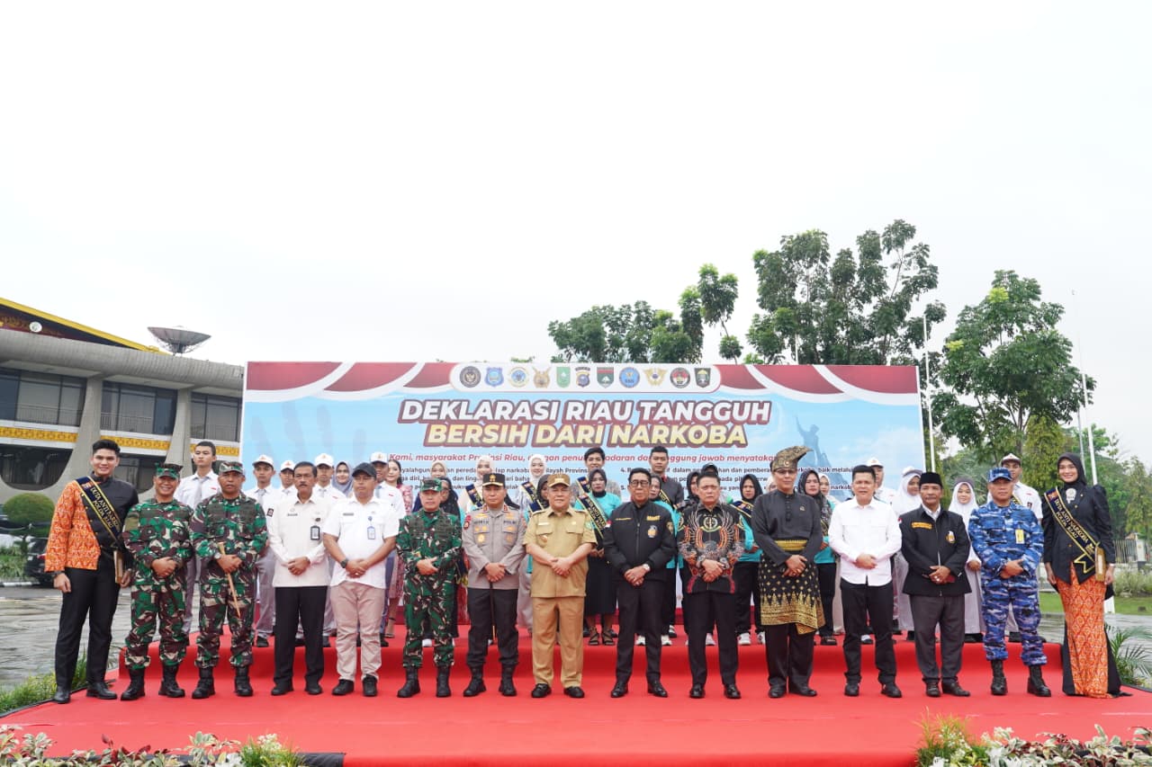 Kapolda Riau Hadiri Apel Kesiapan Satgas Anti Narkoba, Perkuat Sinergi Wujudkan Riau Bersih Narkoba