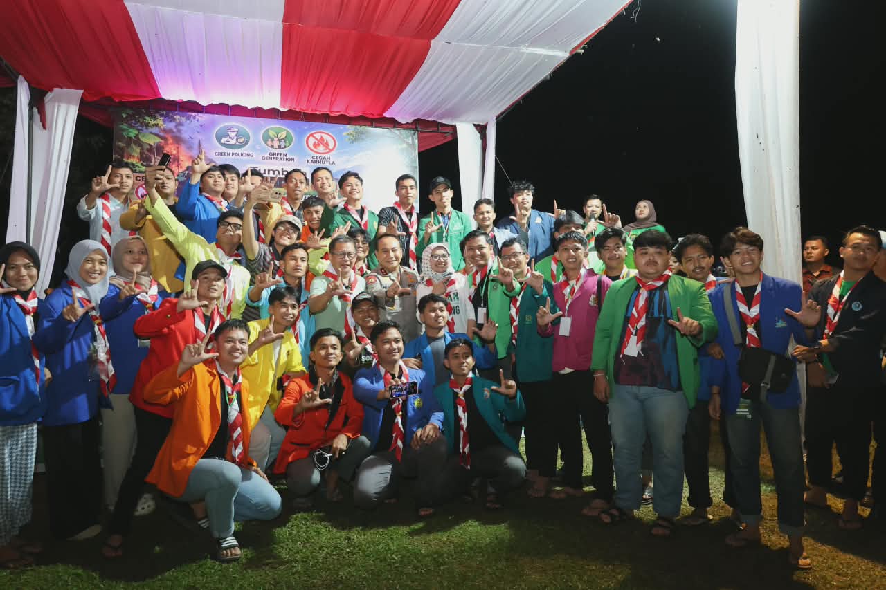 Mahasiswa, Polri, dan Intelektual Bersatu di Rimbang Baling, Perkuat Gerakan Cegah Karhutla dan Narkoba di Riau