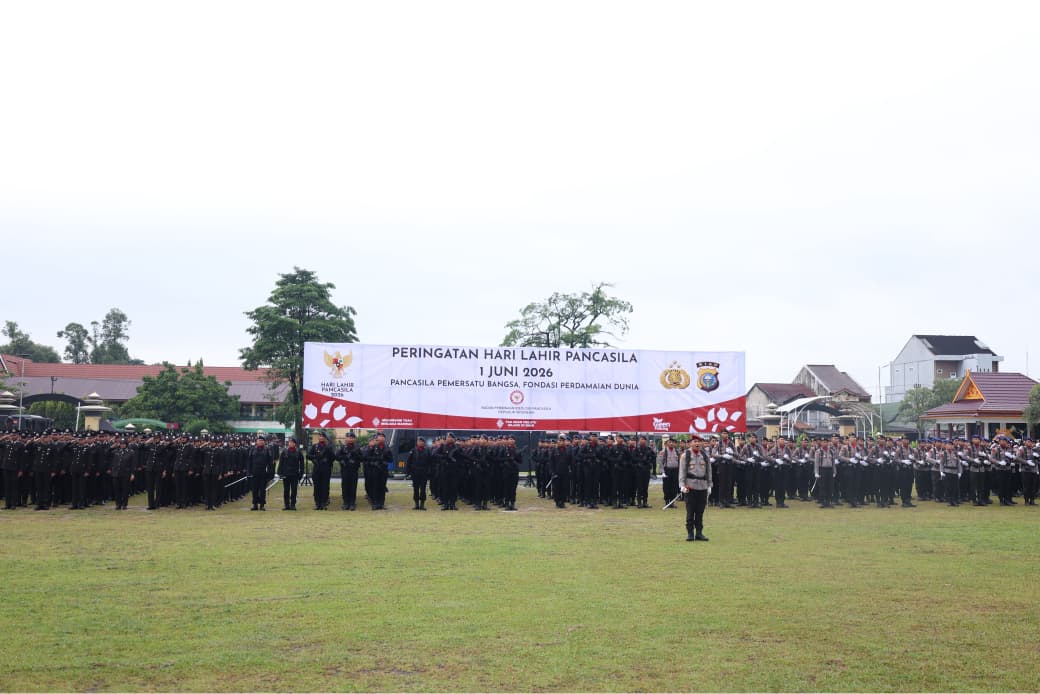 Kapolda Riau Pimpin Upacara Hari Lahir Pancasila 2026, Tegaskan Pancasila sebagai Pemersatu Bangsa dan Fondasi Perdamaian Dunia