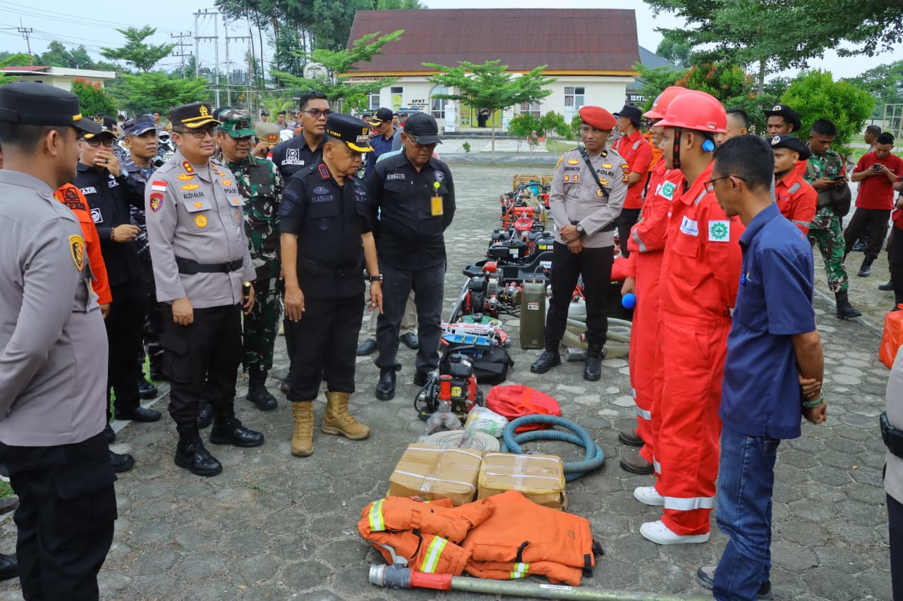 Polres Kepulauan Meranti Gelar Apel Siaga Karhutla, Perkuat Kesiapan Hadapi Ancaman Super El Nino 2026