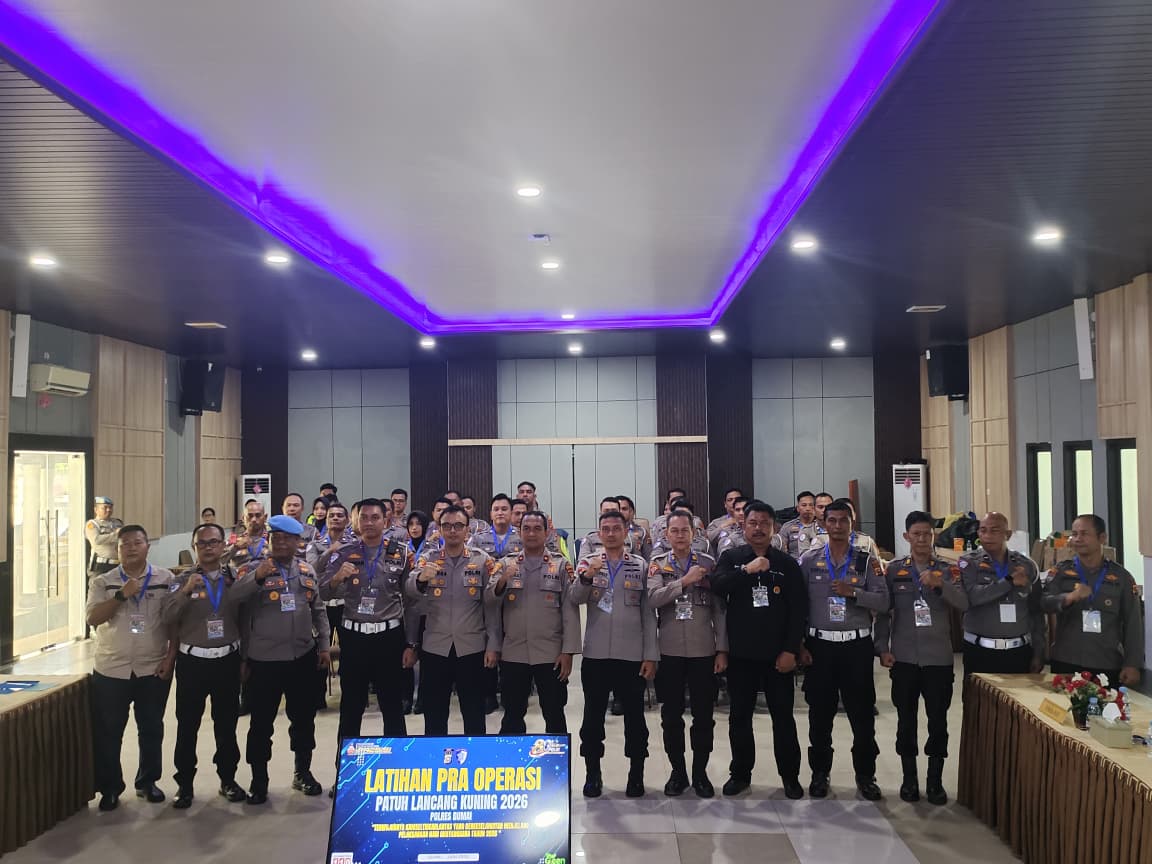 Polres Dumai Gelar Latihan Pra Operasi Patuh Lancang Kuning 2026