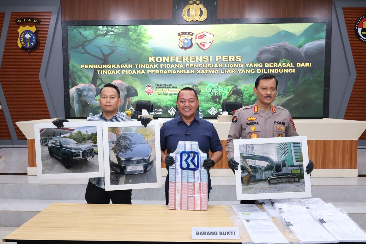 Polda Riau Ungkap TPPU Perdagangan Satwa Dilindungi, Sita Aset Senilai Ratusan Juta Rupiah