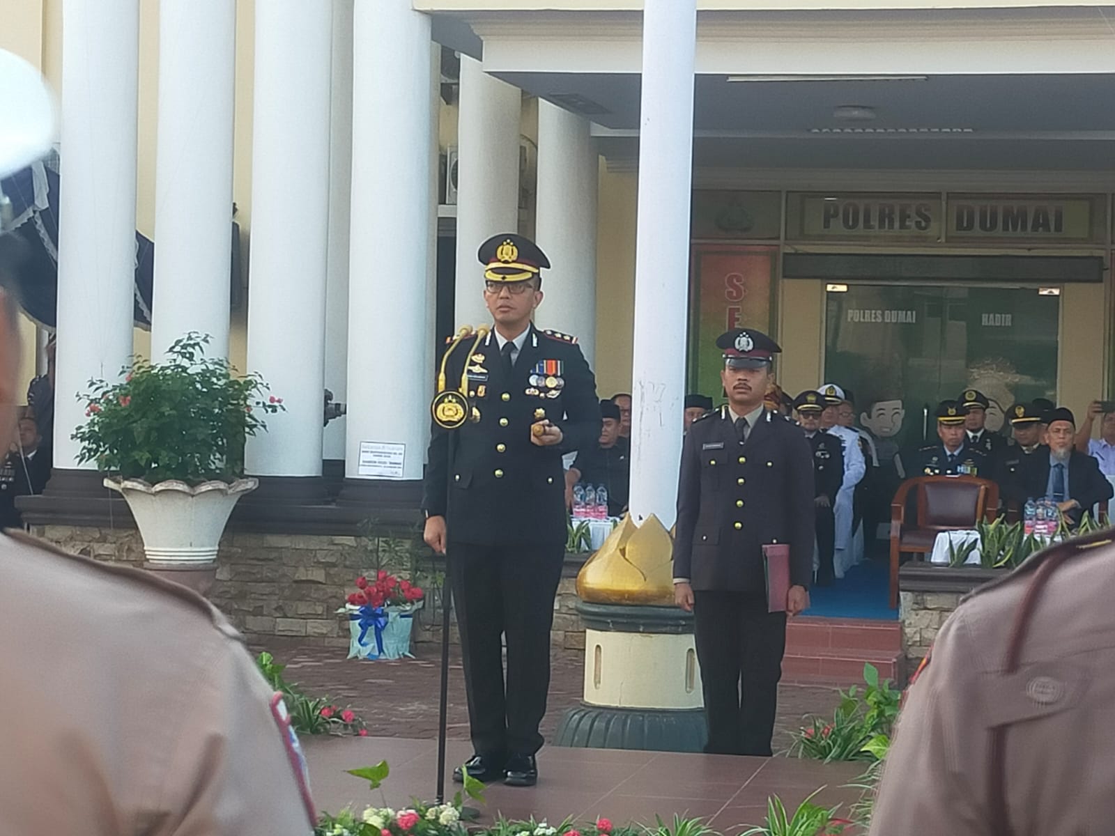 Polres Dumai Peringati Hari Bhayangkara ke-80 Melalui Upacara dan Syukuran Bersama Forkopimda