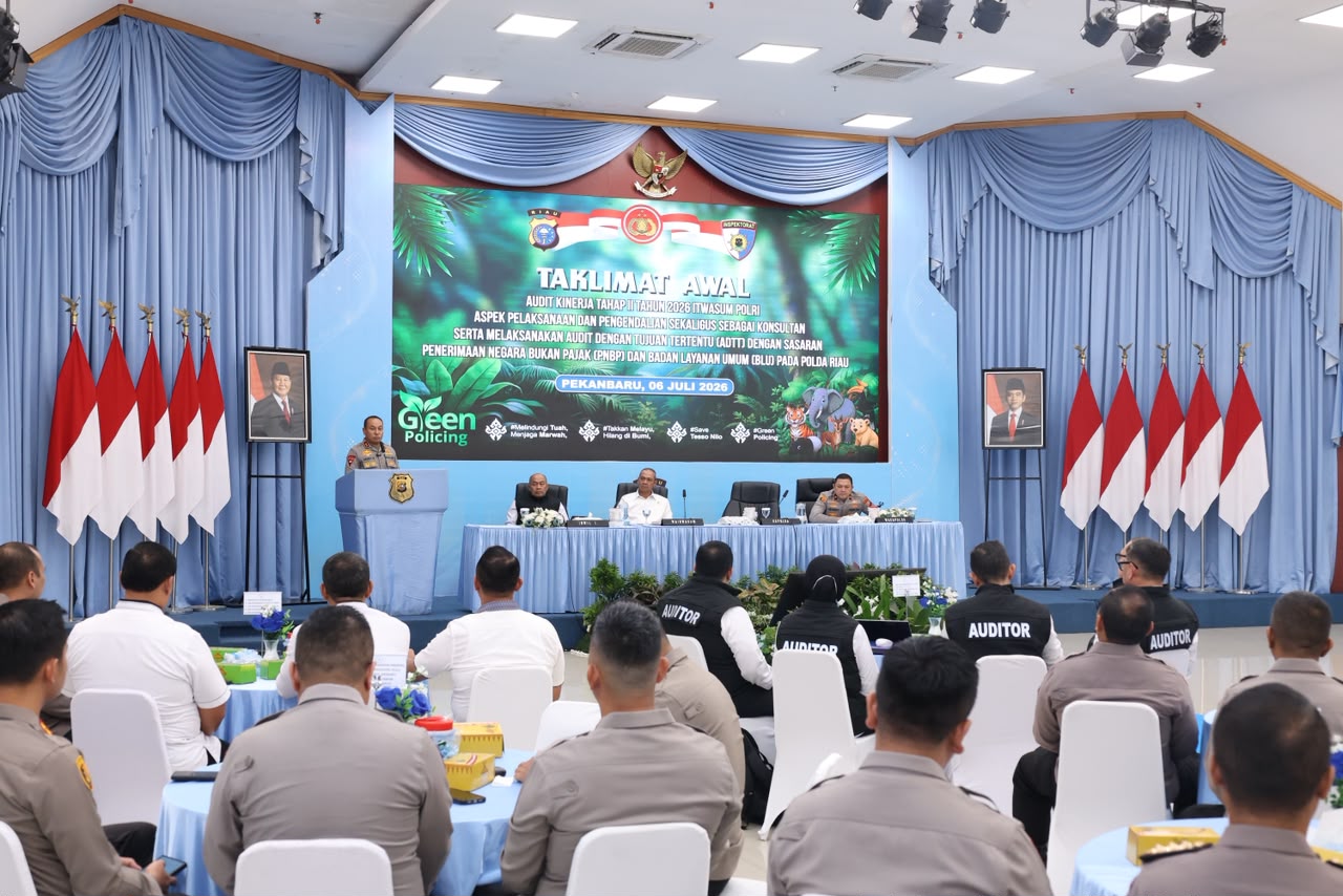 Audit Kinerja Tahap II 2026 Dimulai, Kapolda Riau Tekankan Integritas dan Kepercayaan Publik