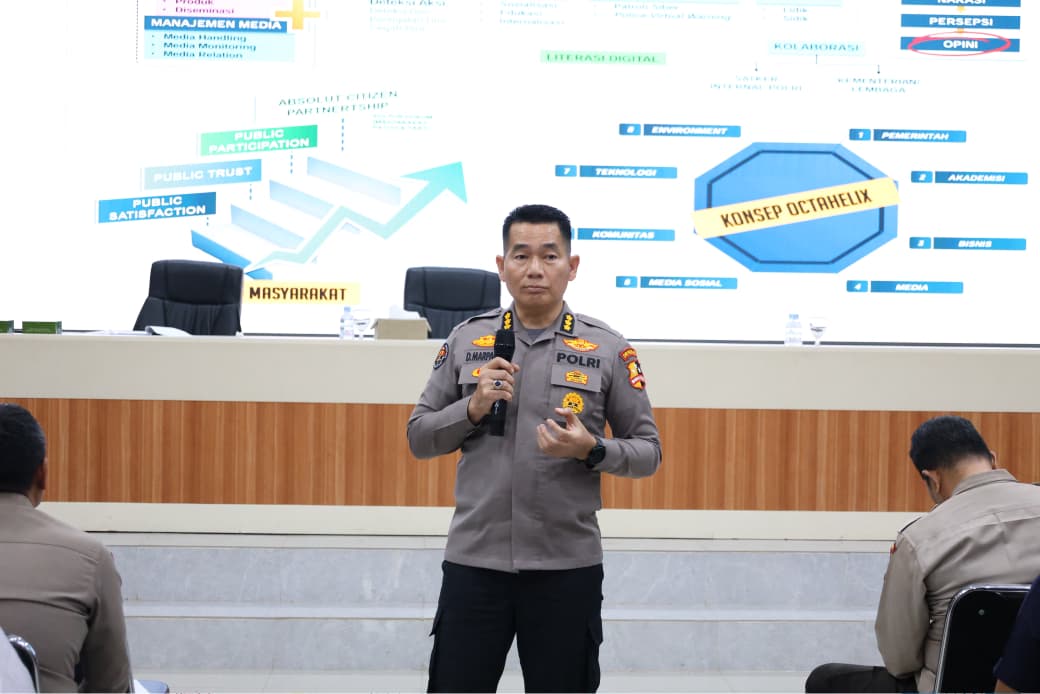 Kabid Humas Polda Riau Sampaikan Arahan Kadiv Humas Polri kepada Jajaran Kehumasan