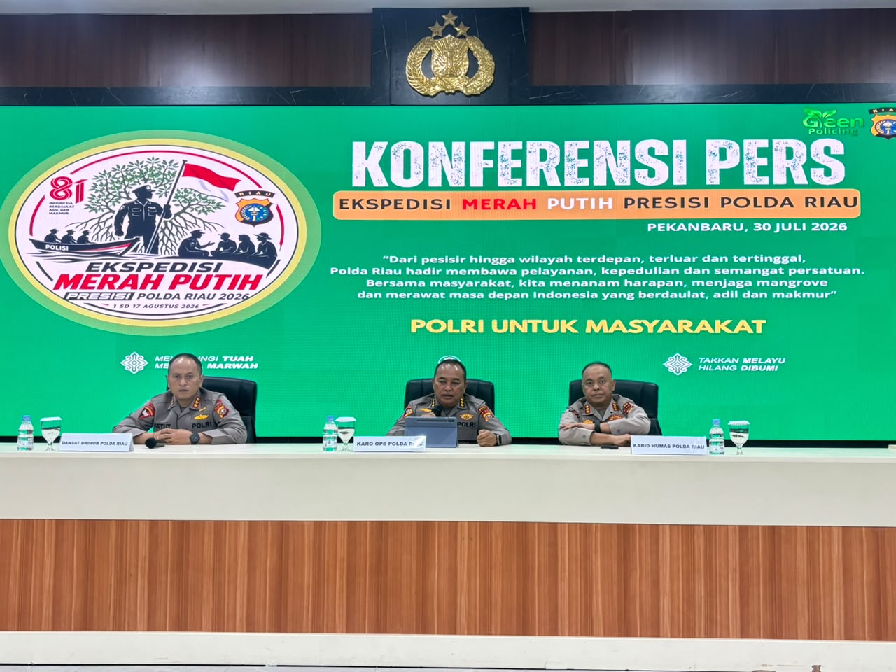 Polda Riau Luncurkan Ekspedisi Merah Putih Presisi, Perkuat Kehadiran Negara di Wilayah Perbatasan dan Terdepan