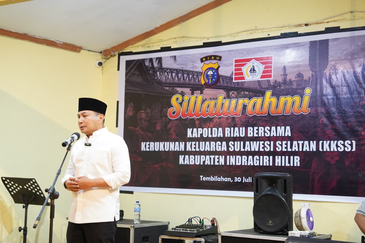 Kapolda Riau Pererat Silaturahmi dengan KKSS Inhil, Perkuat Sinergi Polri dan Masyarakat