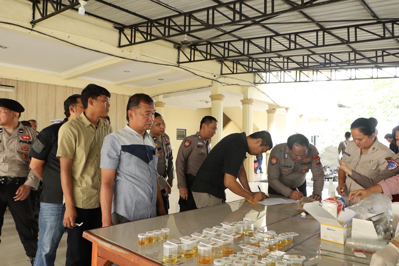 TINGKATKAN DISIPLIN DAN PROFESIONALISME, SUBBID PROVOS BIDPROPAM POLDA RIAU LAKSANAKAN GAKTIBLIN DI POLRES ROHIL