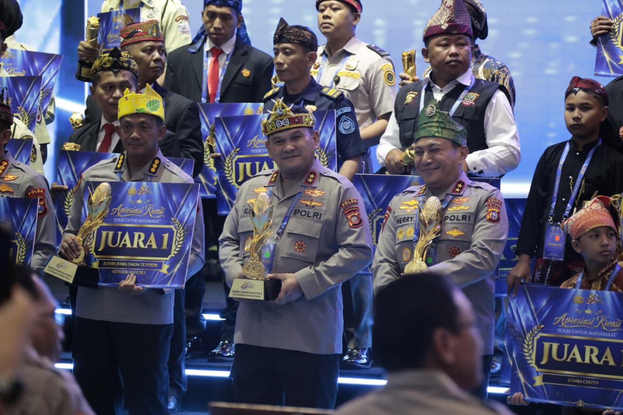 Unggul di Enam Kategori, Polda Riau Juara Umum Ketahanan Pangan Polri