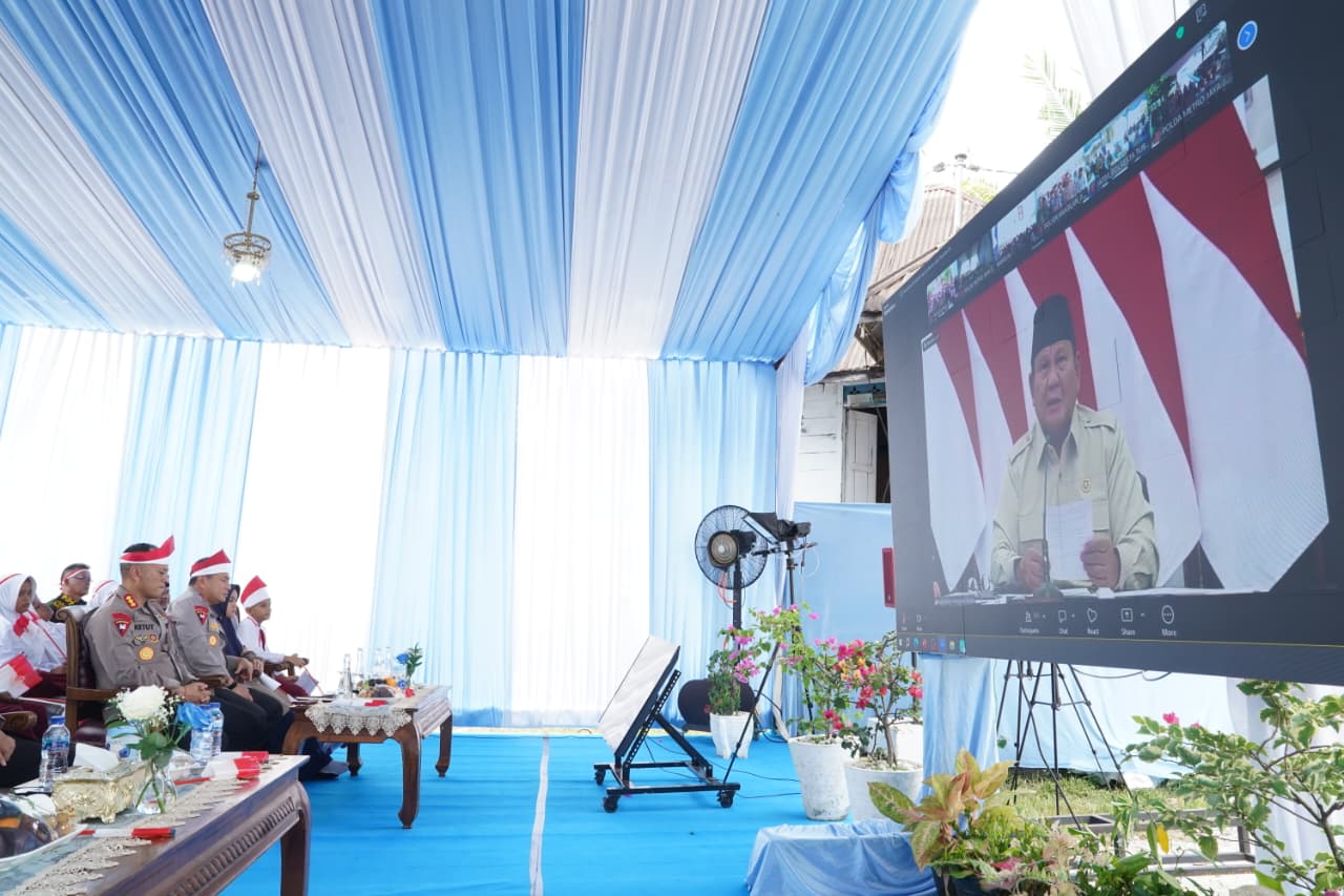 Jembatan Merah Putih Presisi di Kampar Diresmikan Presiden, Perkuat Akses dan Pelayanan bagi Masyarakat