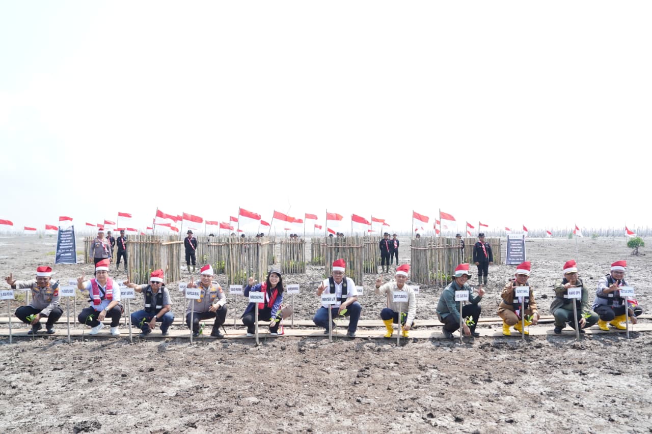 Ekspedisi Merah Putih Presisi Jangkau Kuala Selat, Polda Riau Dorong Pemulihan Pesisir dan Penanaman 500 Hektare Mangrove