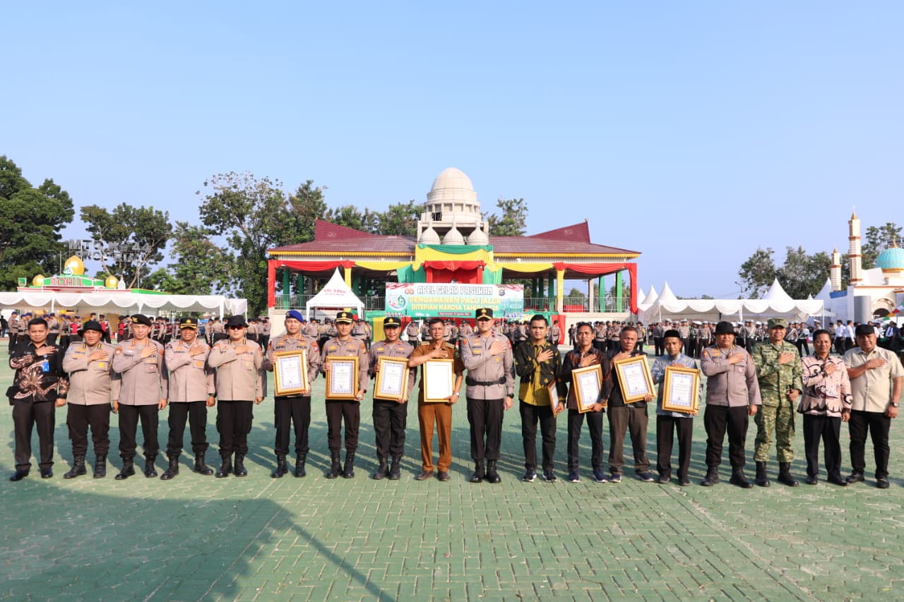 Polda Riau Gelar Apel Pasukan, Siapkan Pengamanan Festival Pacu Jalur Nasional 2026