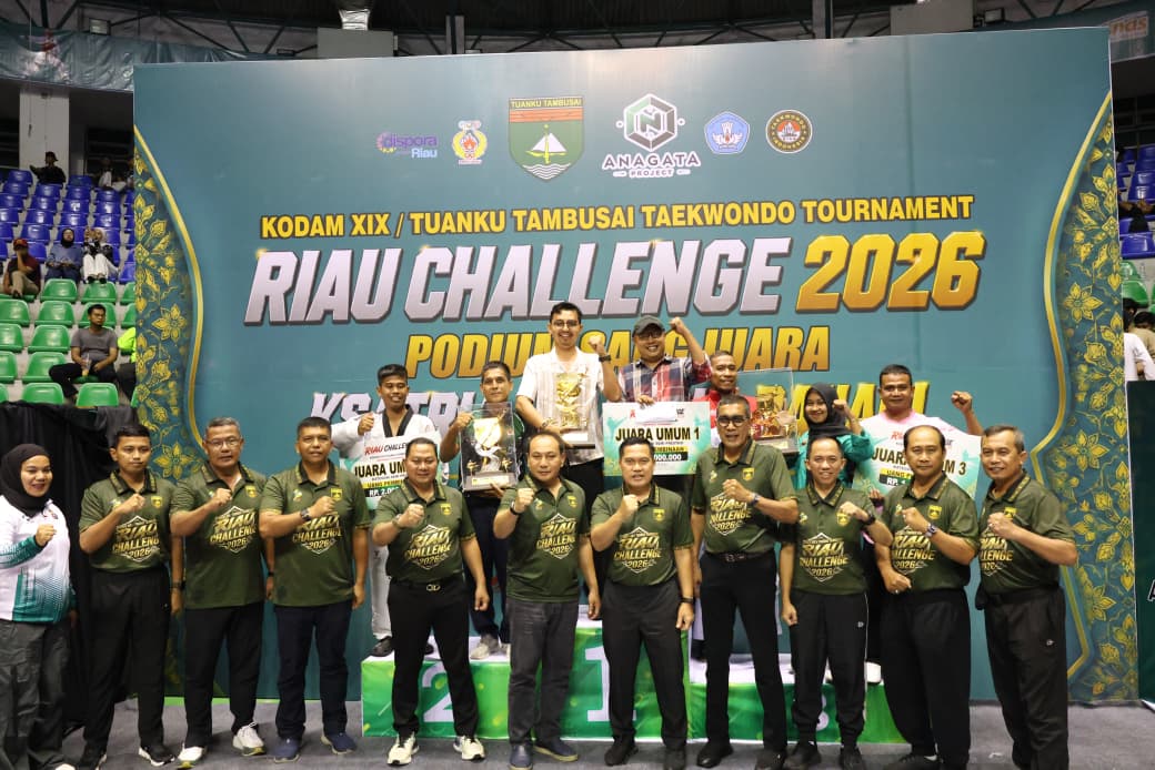 Riau Challenge Taekwondo Tournament Resmi Ditutup, Kapolda Riau Dorong Pembinaan Atlet Sejak Usia Dini