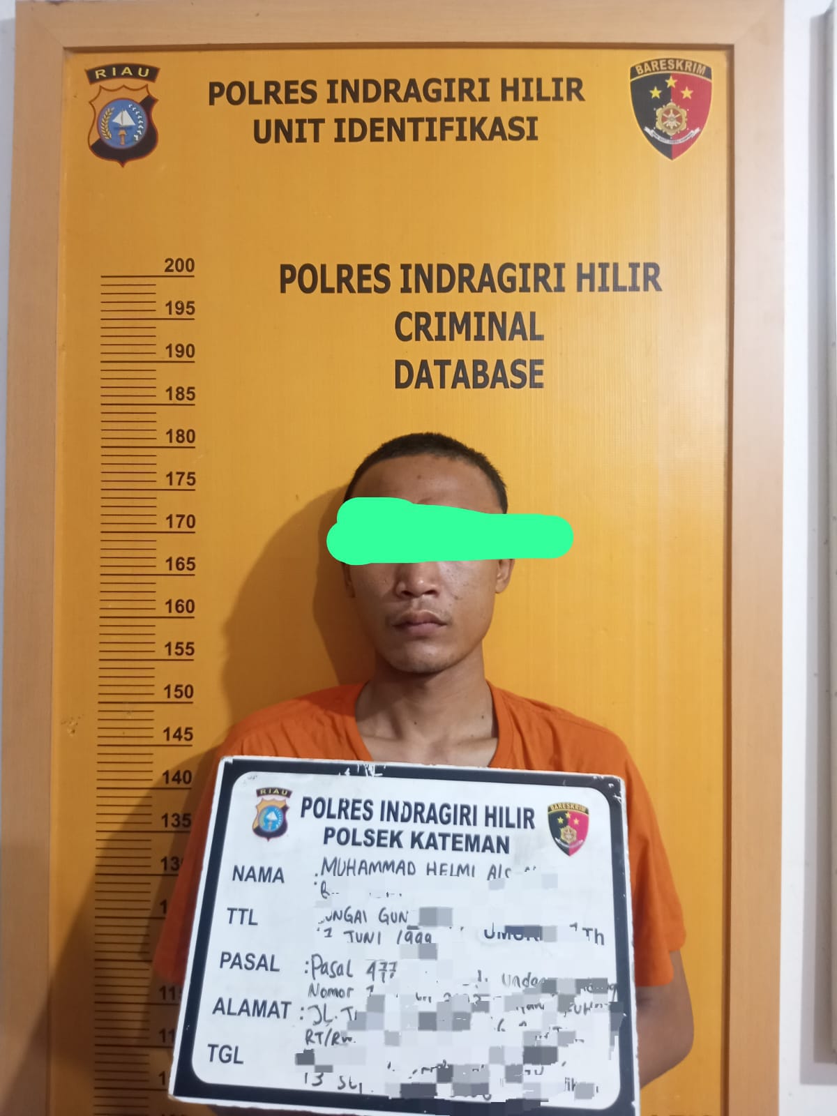 Polsek Kateman Ungkap Kasus Curat, Lima Orang Diamankan dalam Pengembangan Perkara