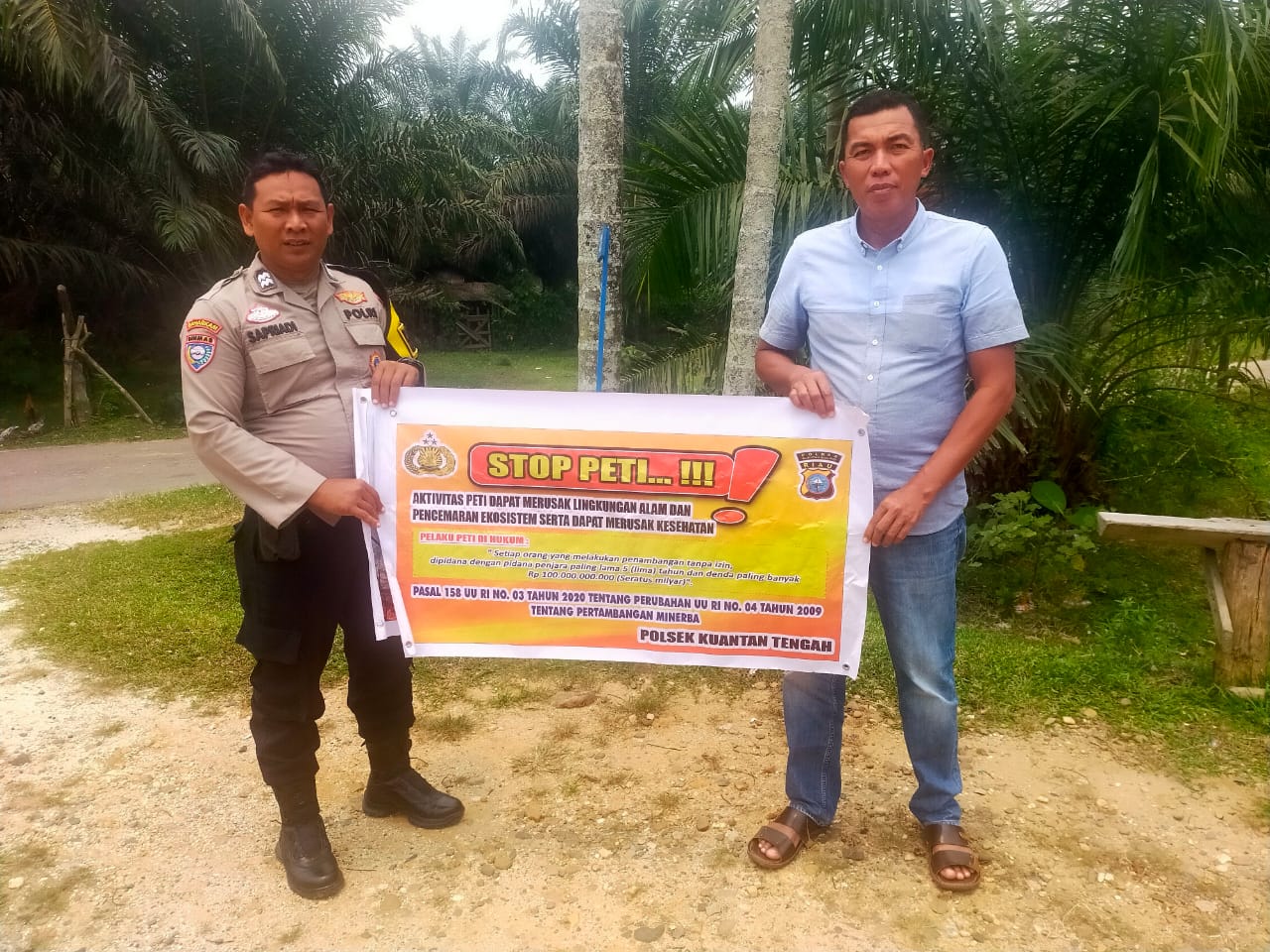 Polres Kuansing Gencarkan Sosialisasi Larangan PETI kepada Masyarakat