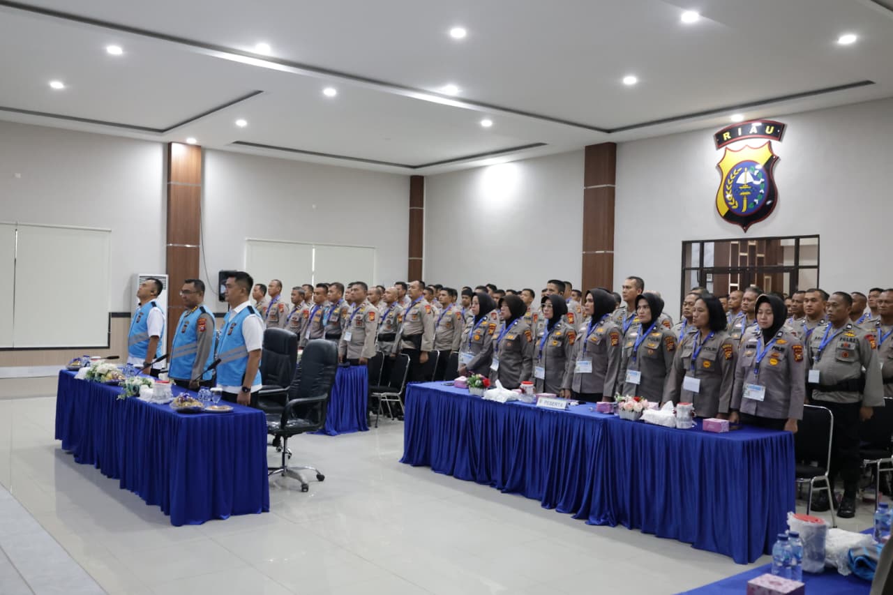 Polda Riau Gelar Penandatanganan Pakta Integritas Seleksi PAG dan SBP