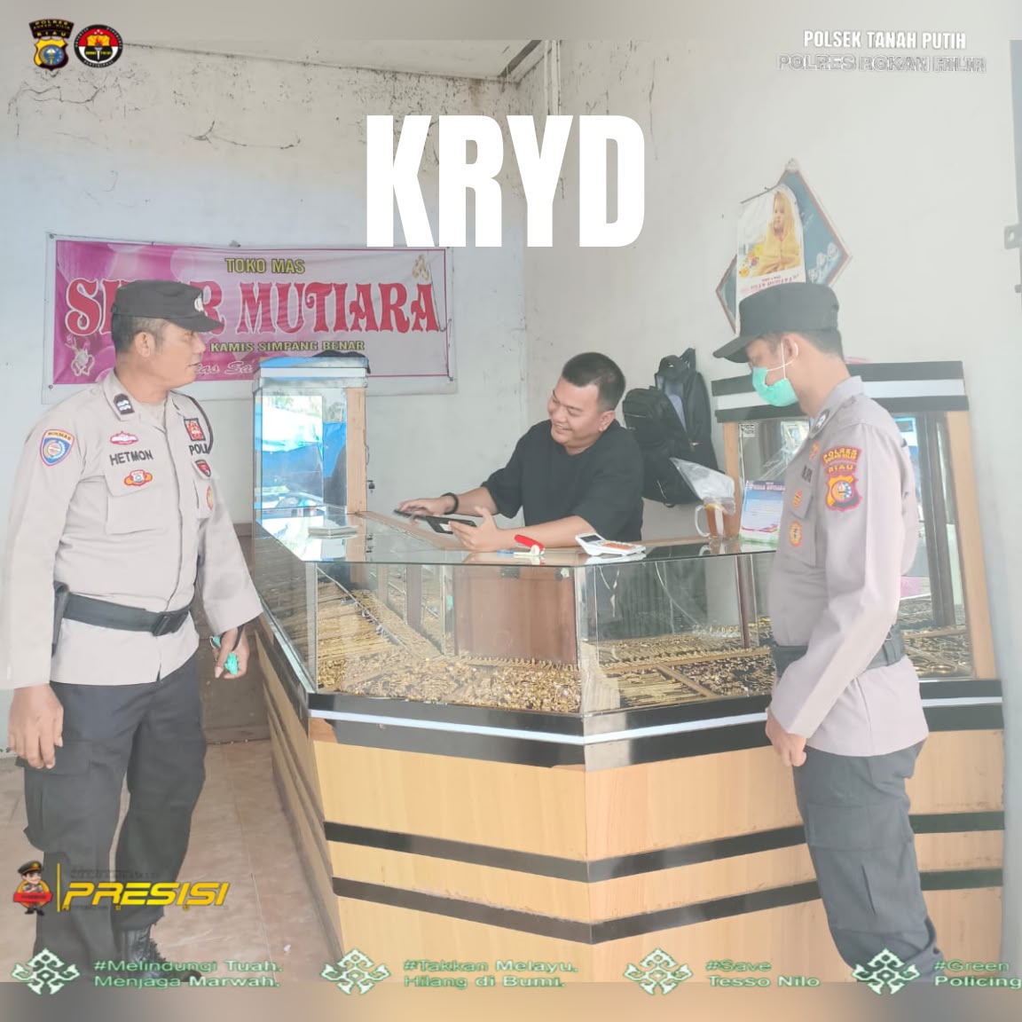 Antisipasi Narkotika hingga C3, Polsek Tanah Putih Intensifkan KRYD di Sejumlah Lokasi