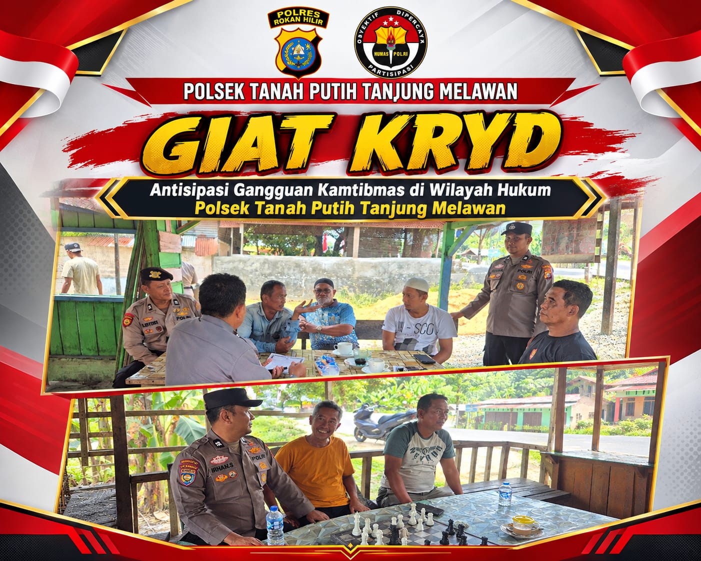 KRYD Polsek TPTM Sasar Titik Rawan Gangguan Kamtibmas, Polisi Imbau Warga Waspadai Rumah Kosong