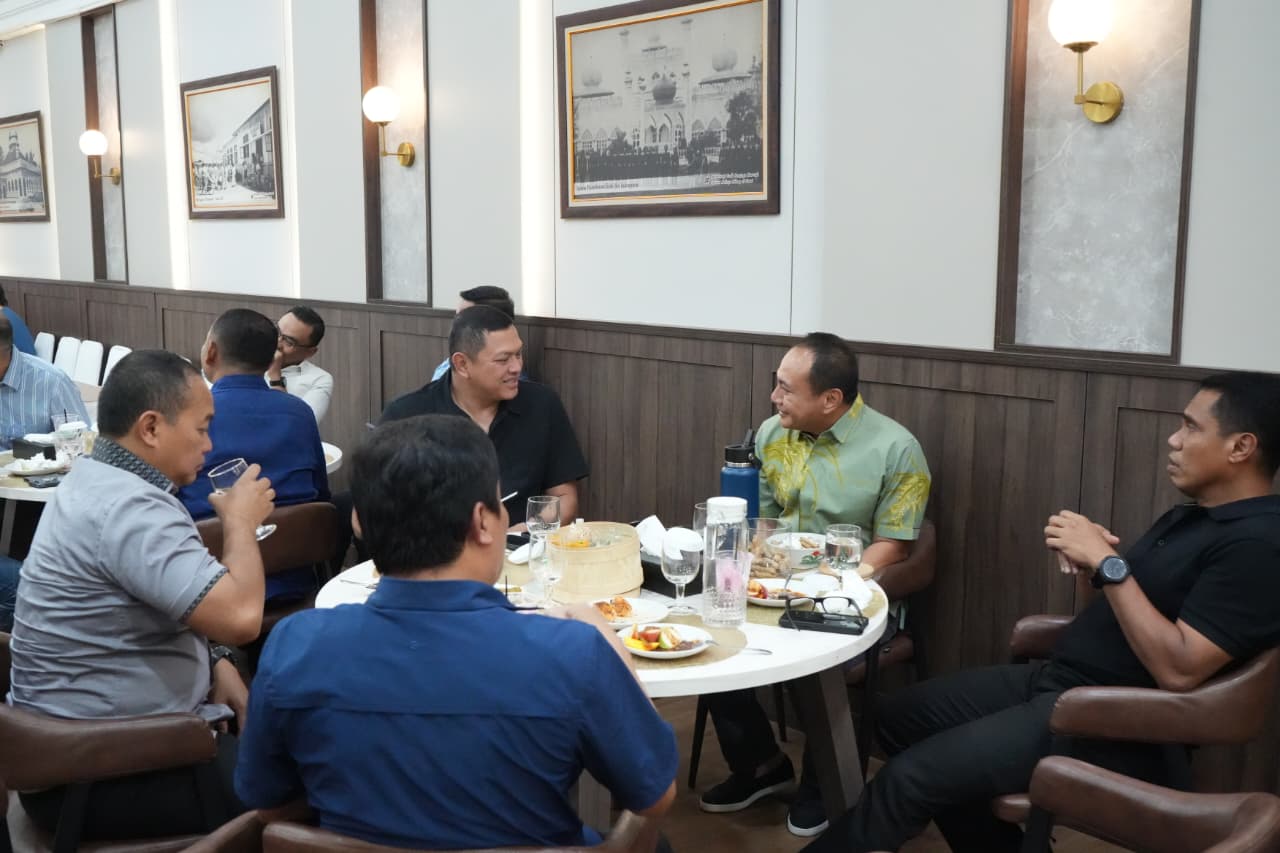 Kapolda Riau Terima Silaturahmi Pejabat Baru dan Lama serta Kapolres Jajaran