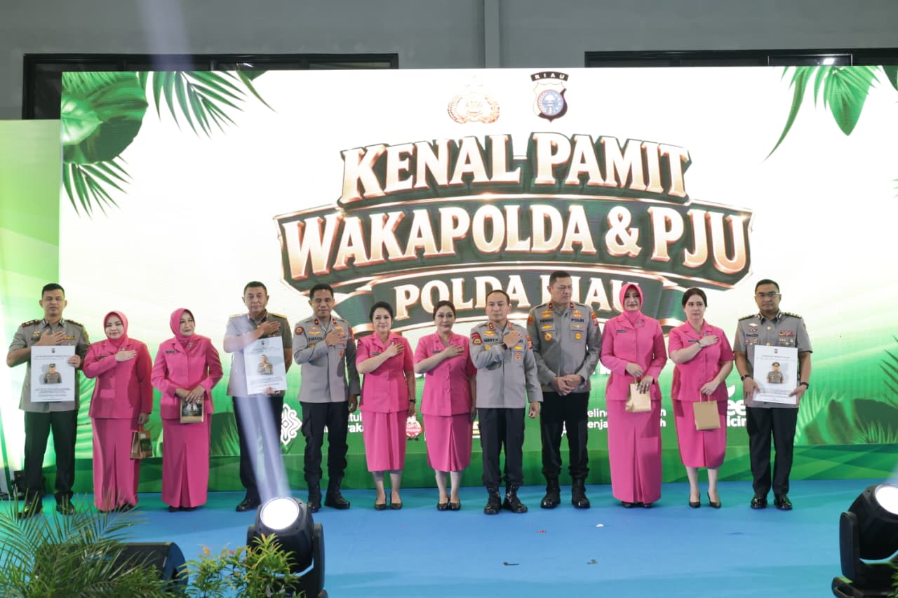 Kenal Pamit Pejabat Polda Riau Berlangsung Penuh Keakraban, Kapolda Tekankan Soliditas dan Keberlanjutan Program