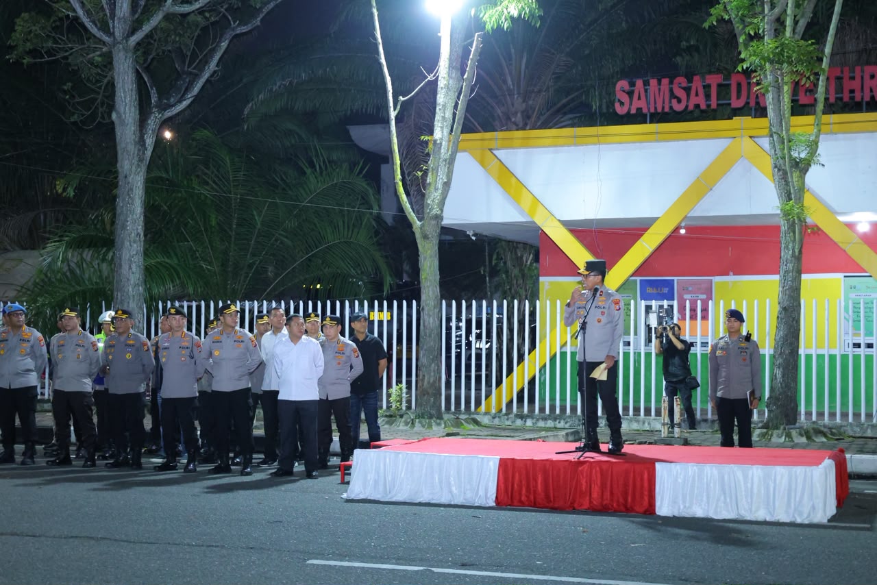 Patroli KRYD Polda Riau Digelar di Jalan Gajah Mada Pekanbaru