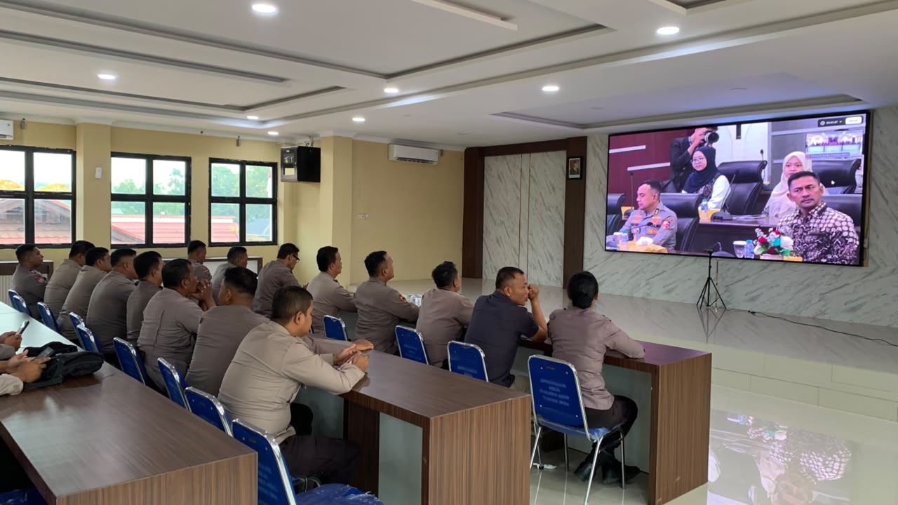 Polres Indragiri Hulu Ikuti Launching Penerimaan Siswa SMA Kemala Taruna Bhayangkara Tahun Ajaran 2027/2028
