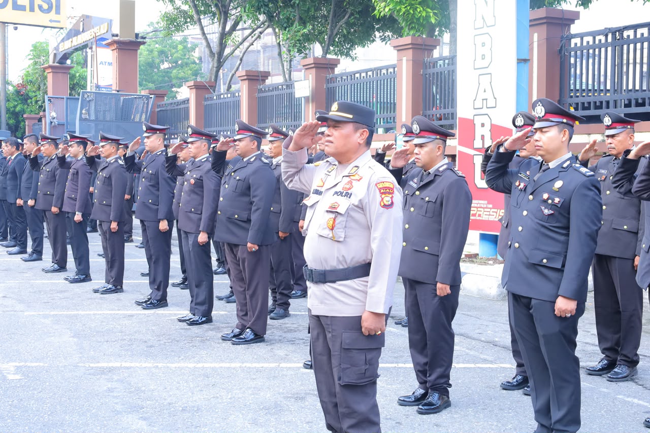 Polresta Pekanbaru Gelar Upacara Peringatan Hari Kesaktian Pancasila Tahun 2026