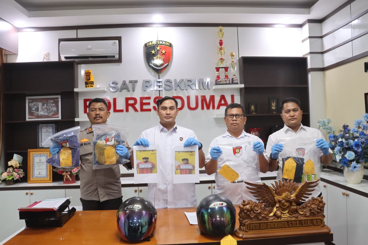 Tim URC (Unit Reaksi Cepat) Raga Polres Dumai Amankan Dua Pelaku Penganiayaan Di Bakso Siswati Dumai