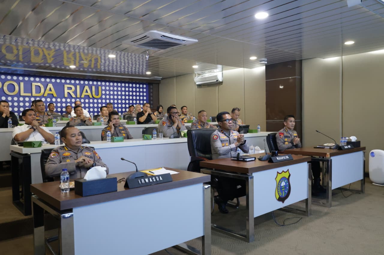 Polda Riau Gelar Rapat Penyusunan RKA-K/L Alokasi Anggaran Polri Tahun Anggaran 2027