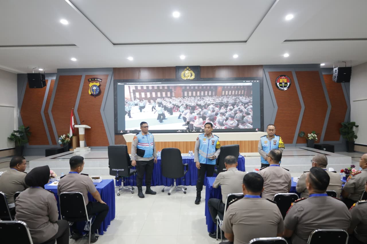 Polda Riau Gelar Pakta Integritas dan Penandatanganan Sumpah Seleksi Dikbang Terpadu T.A. 2027 Secara Daring